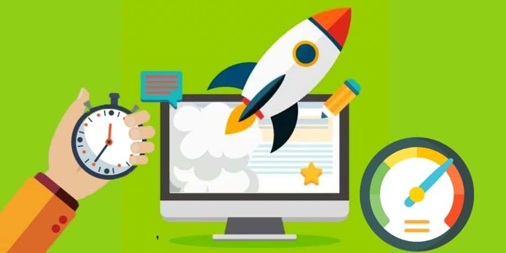 mejores-plugins-de-wordpress-mejorar-velocidad-cohete-saliendo-de-computadora-servisoftcorp.com