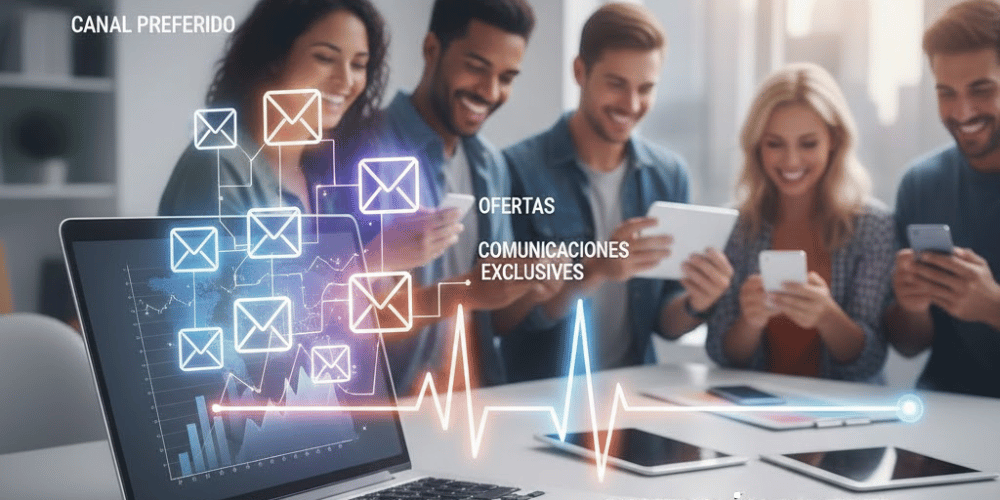Infografía que explica por qué el email marketing es efectivo y el canal preferido de los consumidores como una de las tendencias de email marketing 2026.