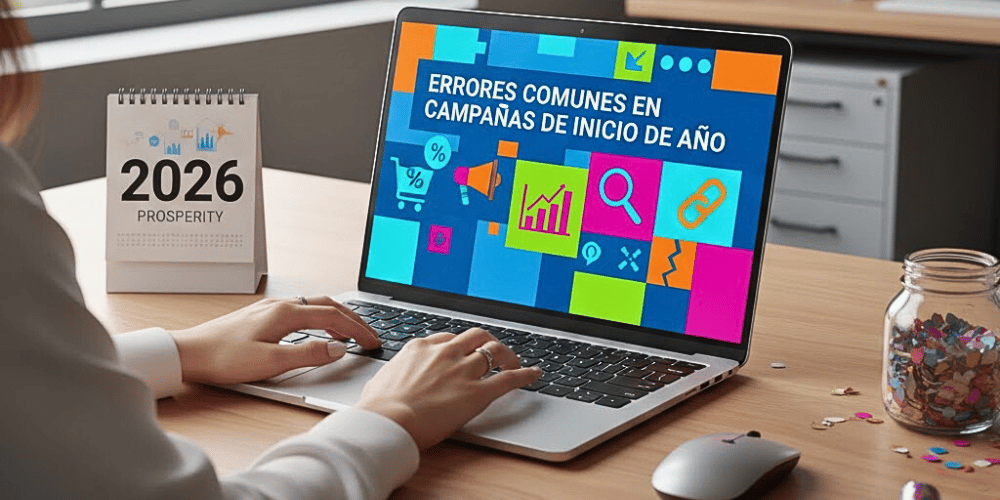 Errores de marketing comunes en campañas de inicio de año y sus estrategias de solución para evitarlos.