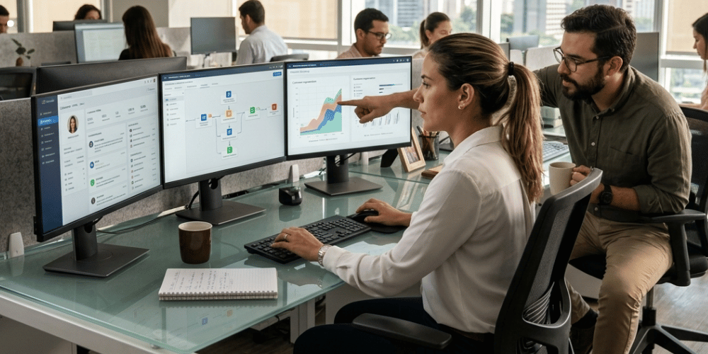 omnicanalidad y seguimiento de clientes automatizado en redes sociales, email, WhatsApp y tiendas físicas