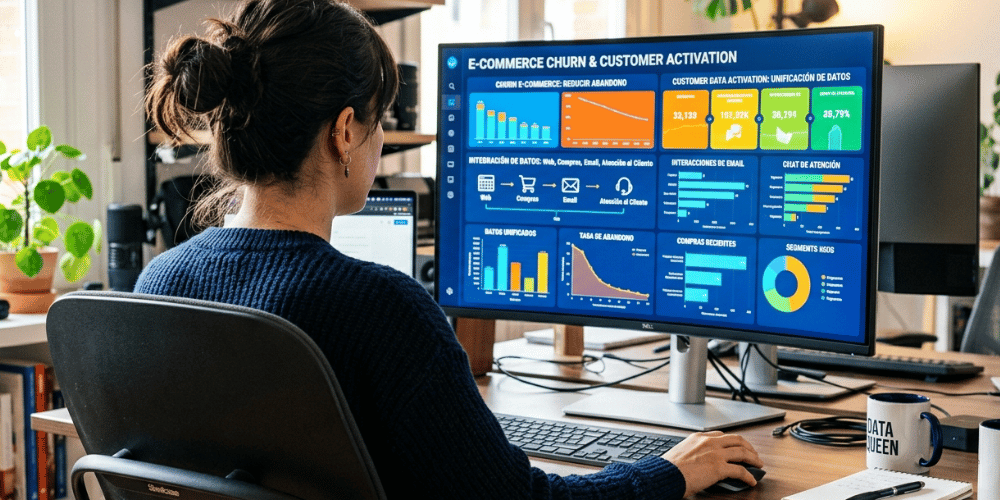 Churn rate: integración de datos para reducir el abandono unificando navegación web, historial de compras, emails y atención al cliente